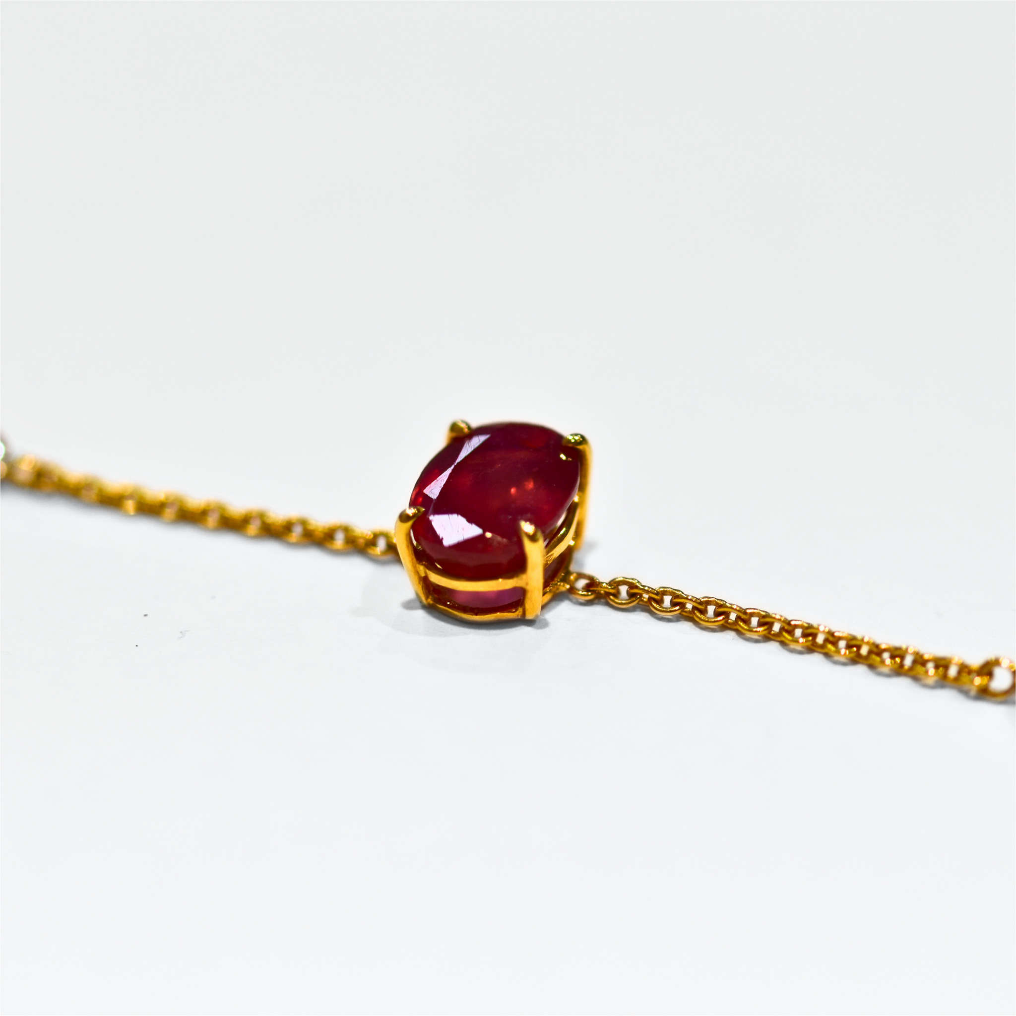 Picture of Certified Ruby & Diamond Bracelet